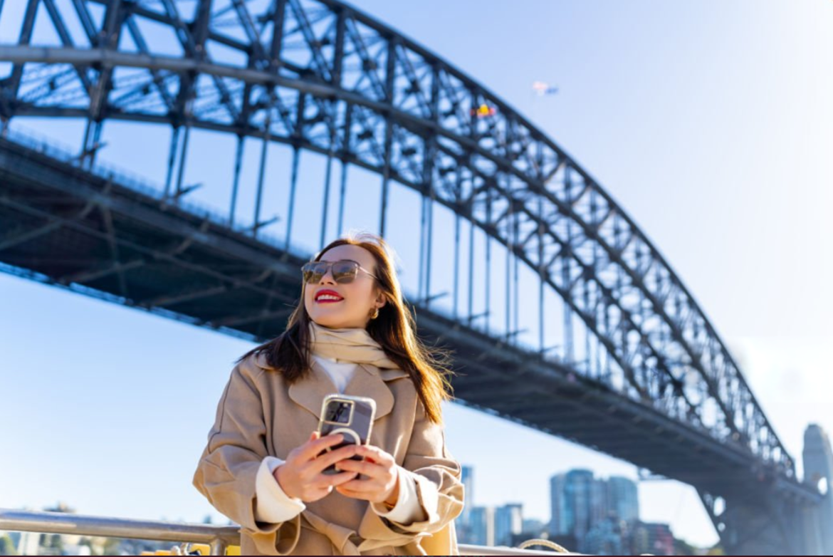 Sydney CBD morning lifestyle professional coffee and planner