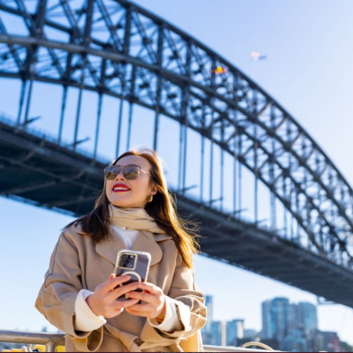 Sydney CBD morning lifestyle professional coffee and planner